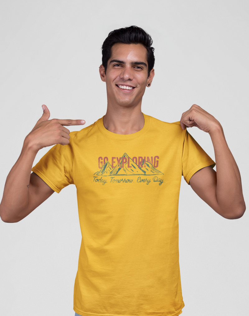Go Exploring Printed T-shirt