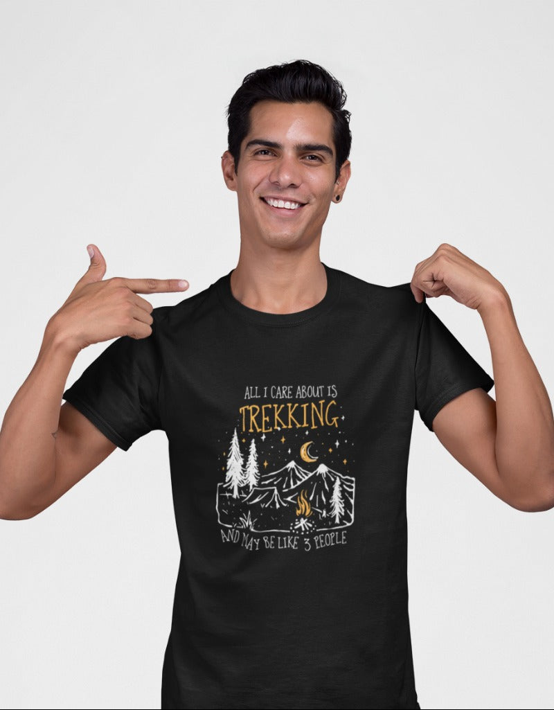 All i care about Trekking Travel | Unisex T-shirt