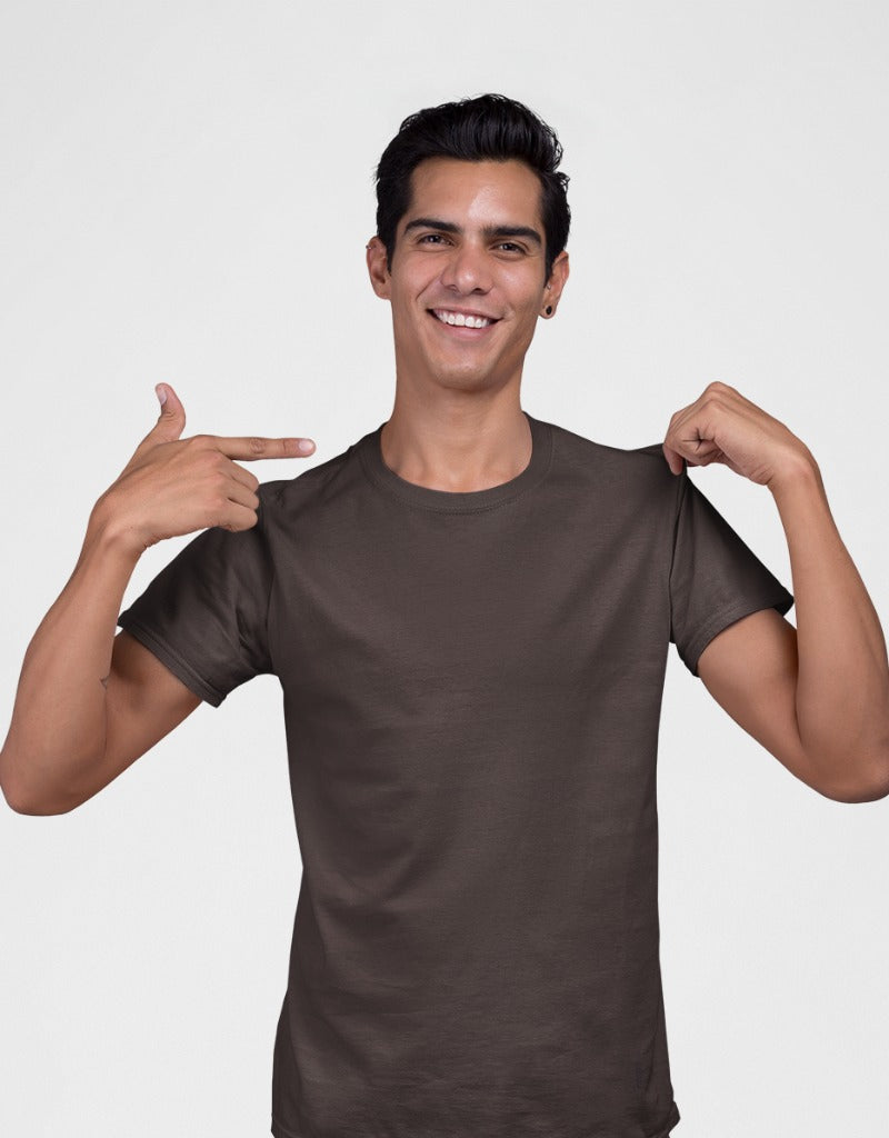 Solid Brown Unisex T-Shirt
