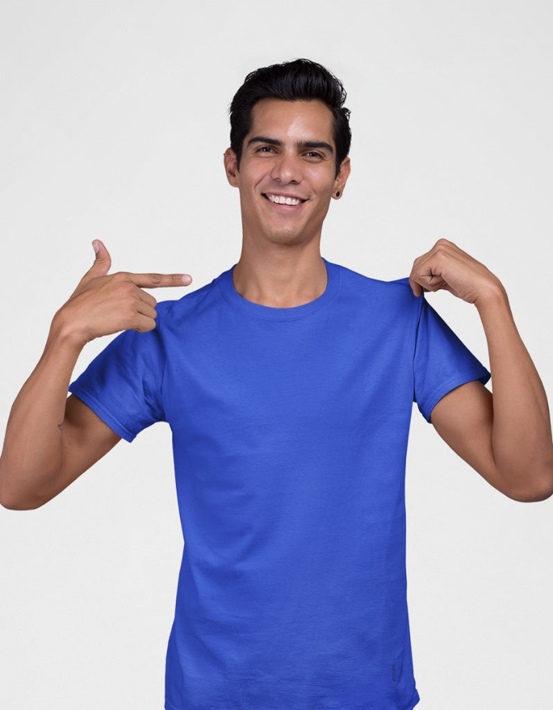 Solid Royal Blue T-shirt