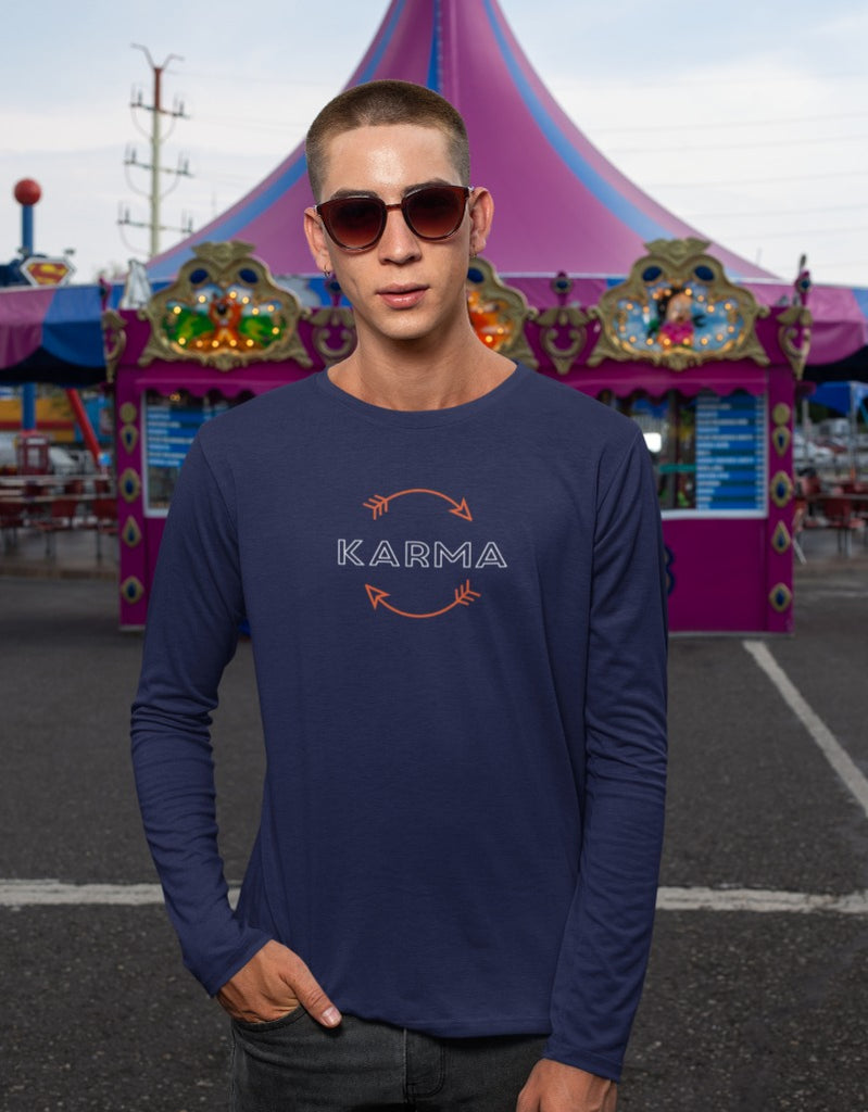 KARMA | Men's Full Sleeve T-Shirt