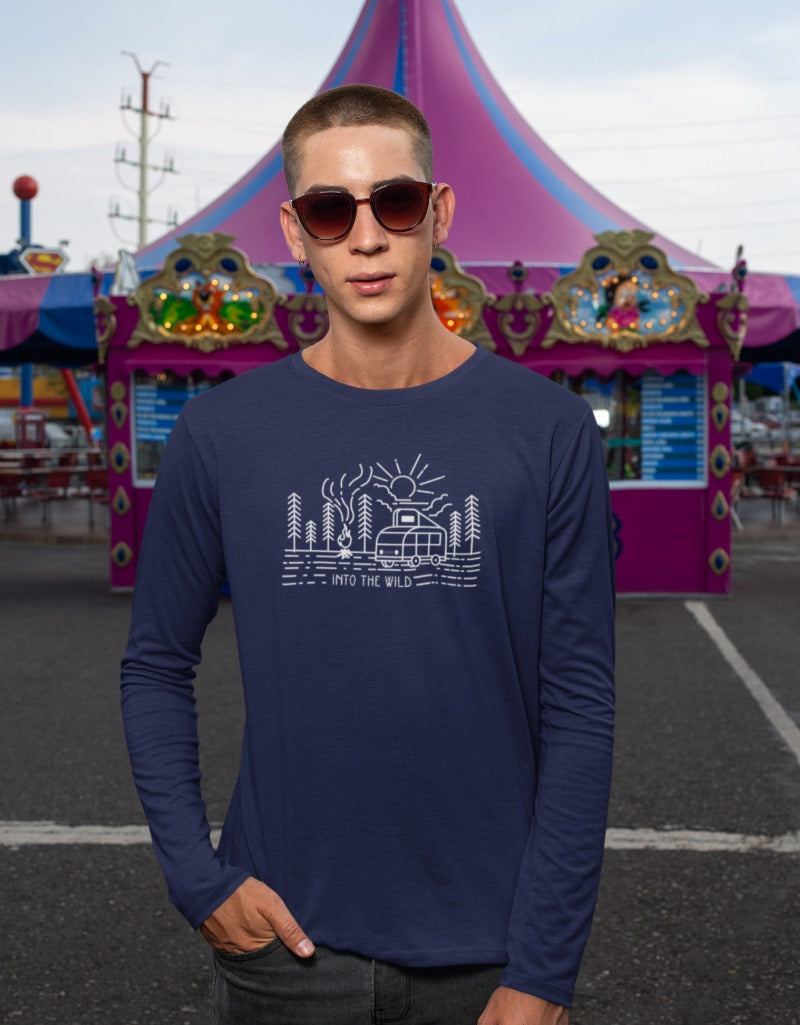 Into the Wild Travel | Men's Full Sleeve T-Shirt