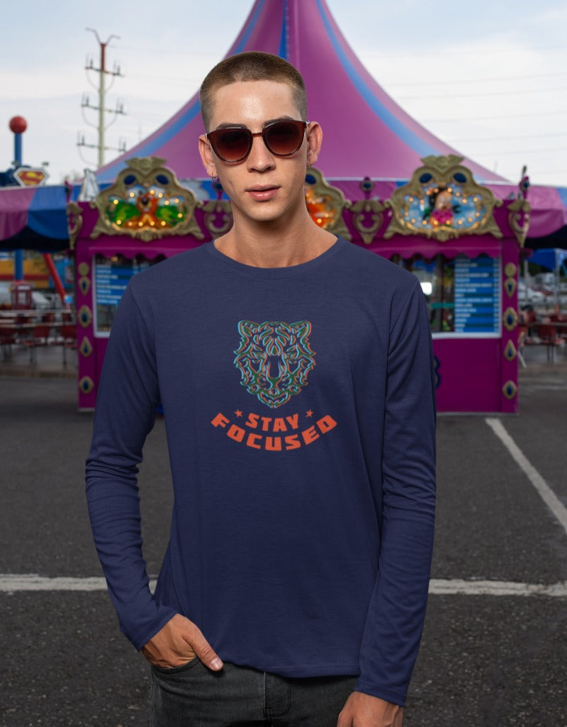 Stay Focused Photography | Men's Full Sleeve T-Shirt