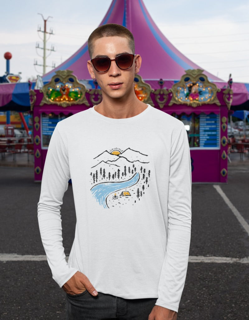 Quiet Place | Men's Full Sleeve T-Shirt