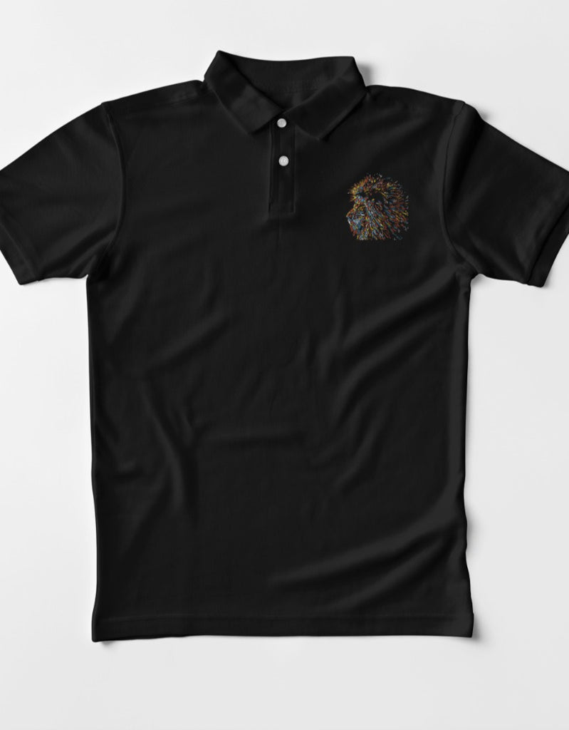 Colorful Lion Head Polo T-Shirts