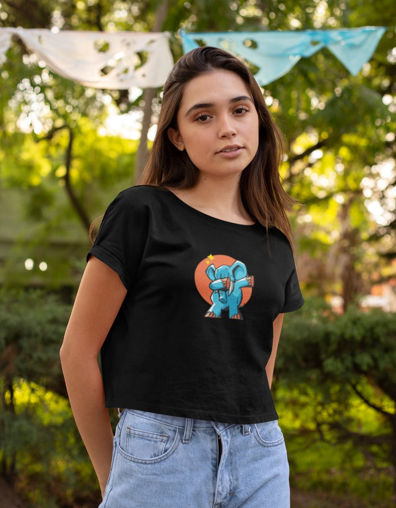Elephant Dab | Crop Tops