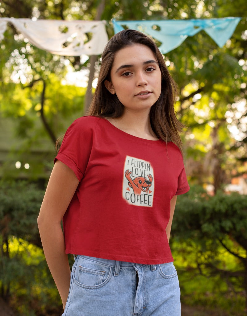 Dog & Coffee | Crop Tops