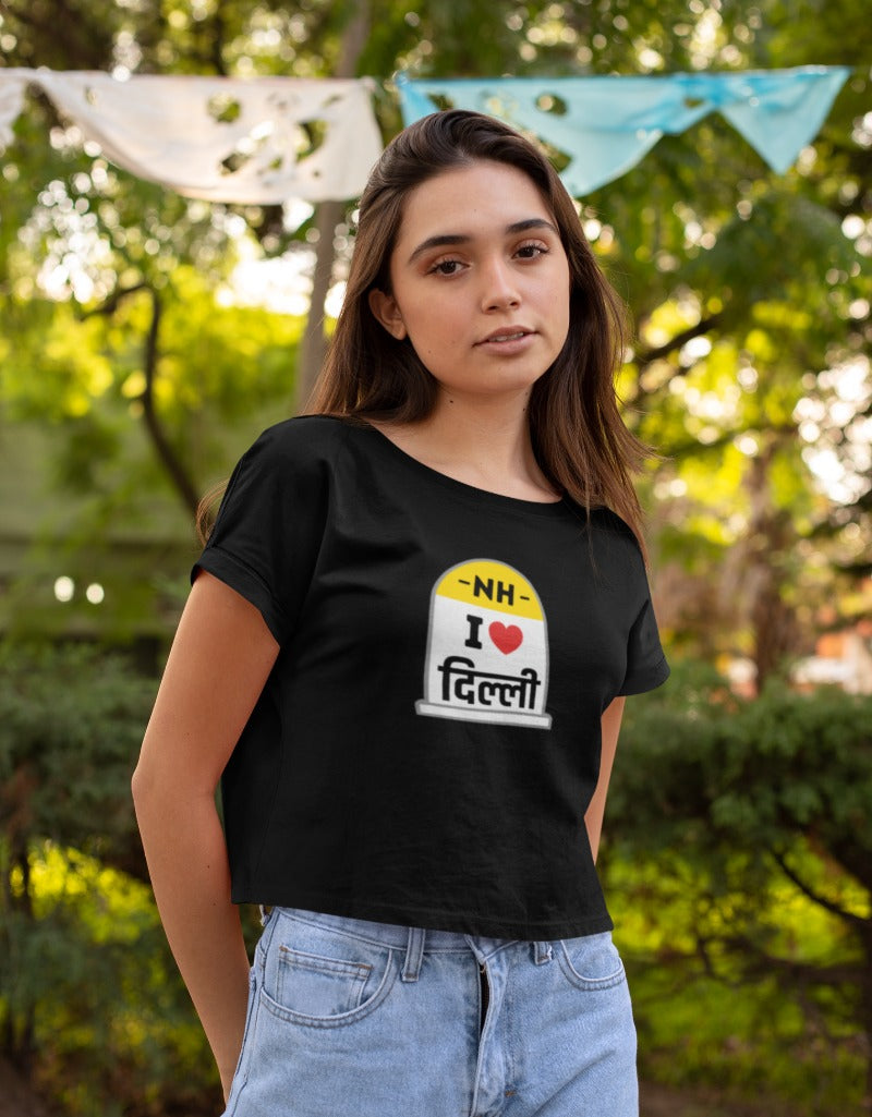 I Love Bharat/India Travel | Crop Tops