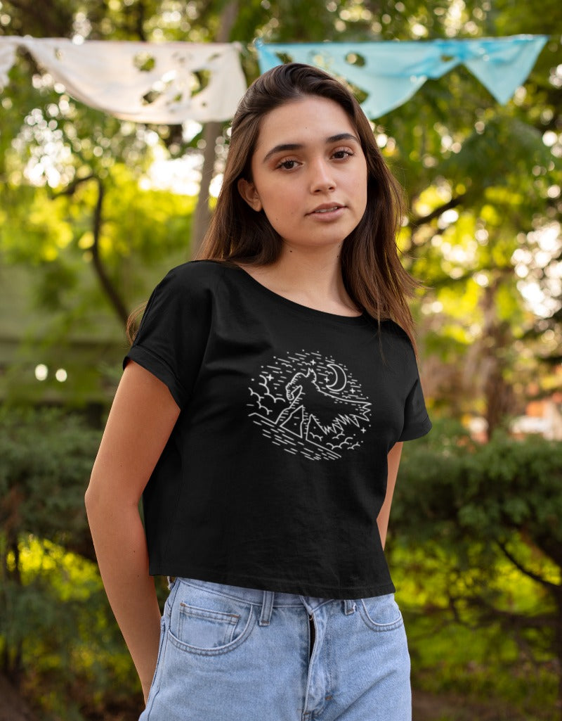 Darkest Night | Crop Tops