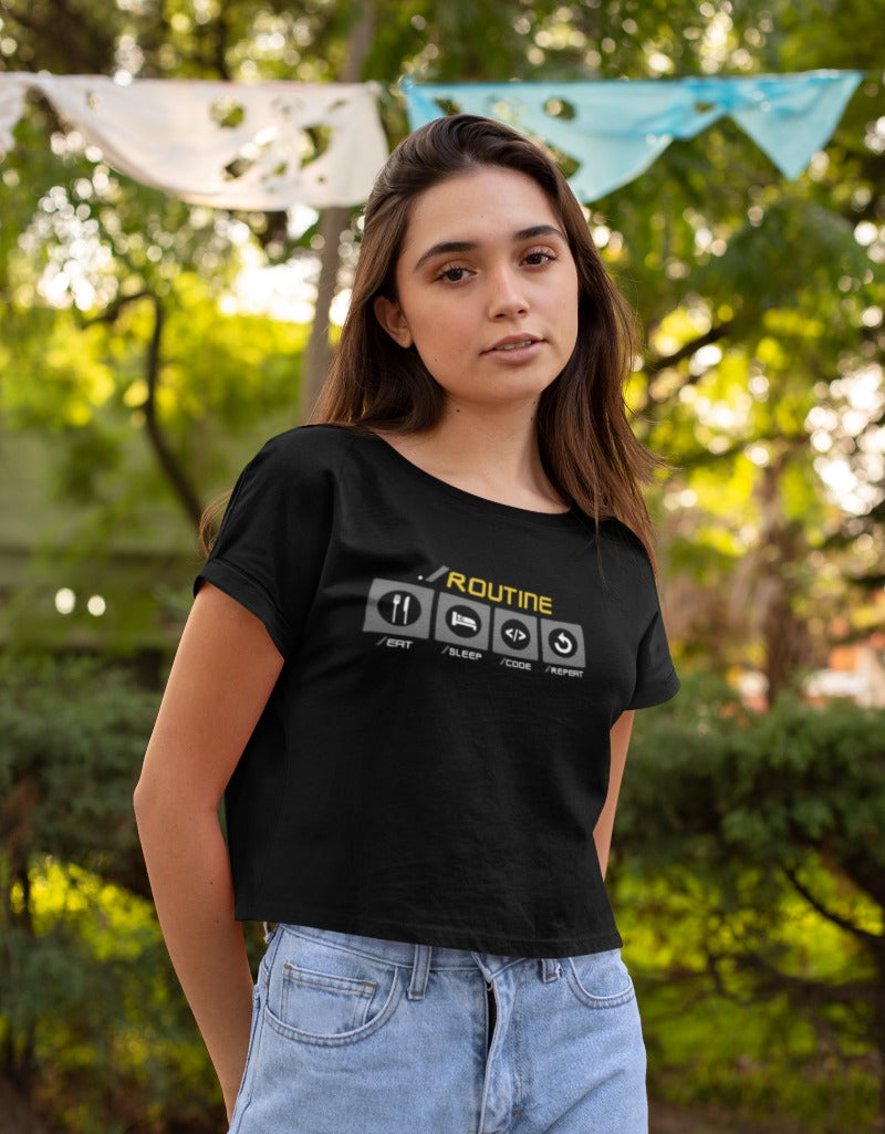 DeveloperRoutine | Crop Tops