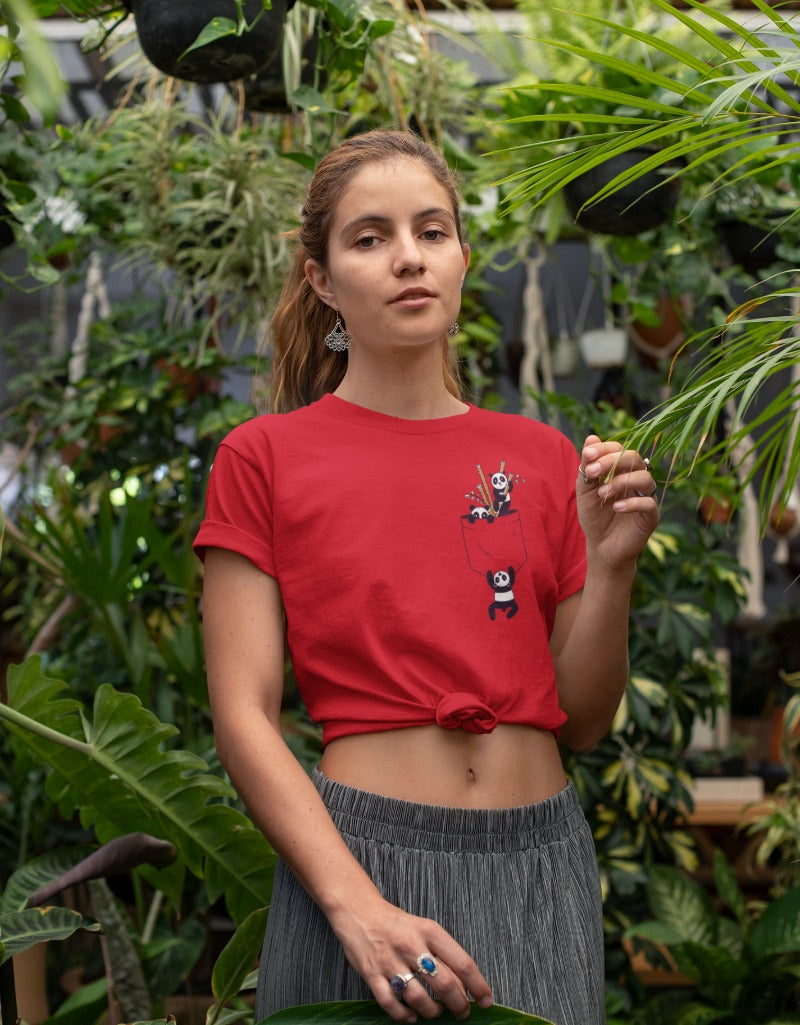Pocket Panda | Unisex T-Shirt