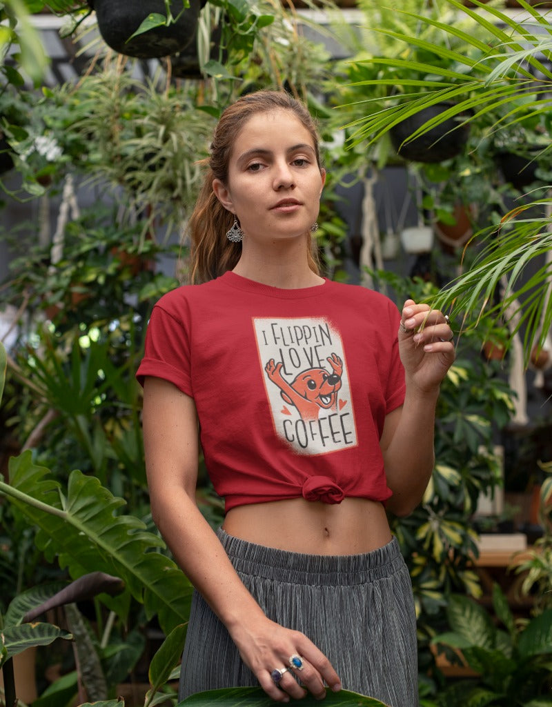 Dog & Coffee Animal/ Pet Lover | Unisex T-Shirt