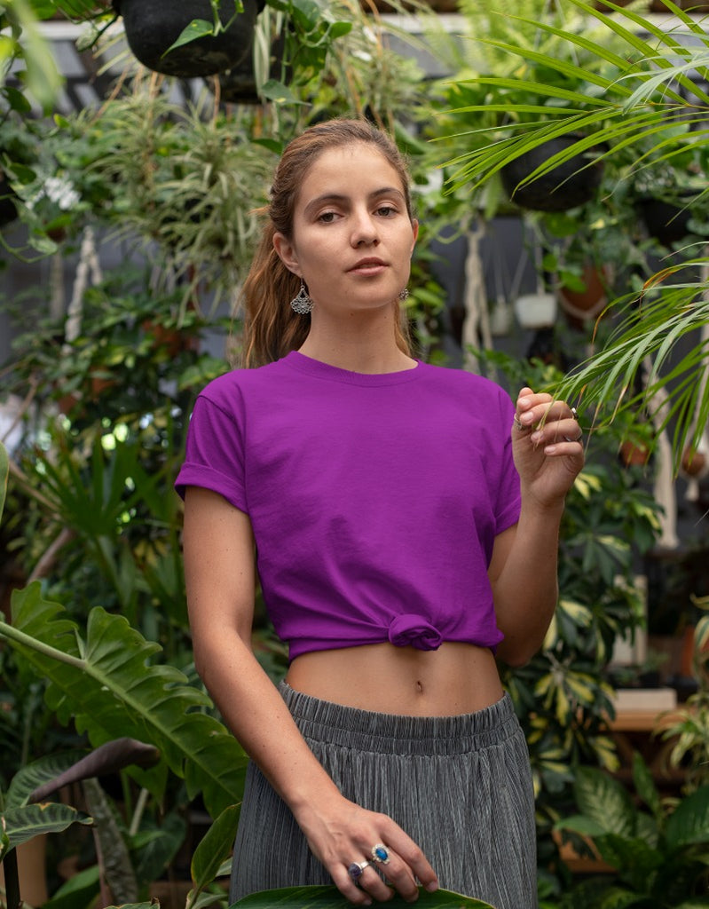 Solid Purple | Women T-Shirt