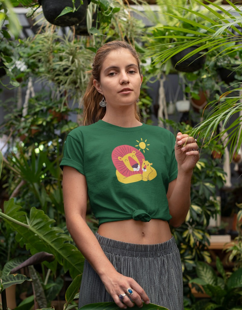 Lion Dad Son Animal/ Pet Lover | Unisex T-Shirt