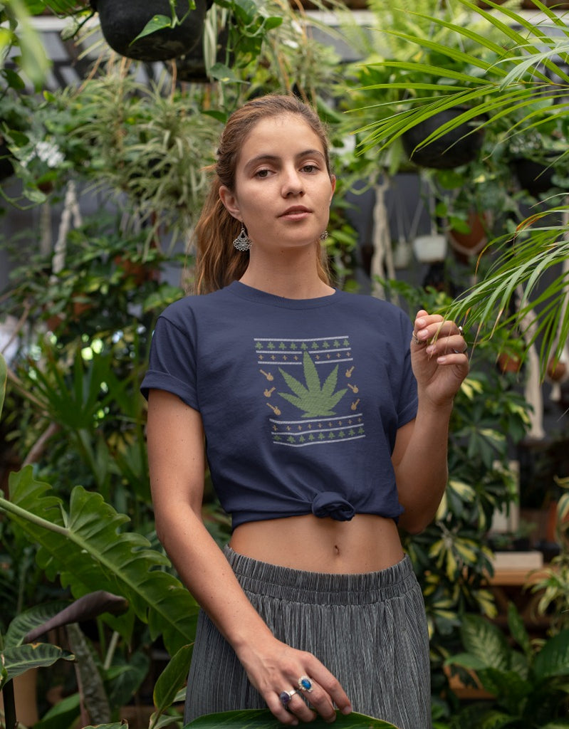 Marihuana Weaving Pattern Trippy | Unisex T-shirt