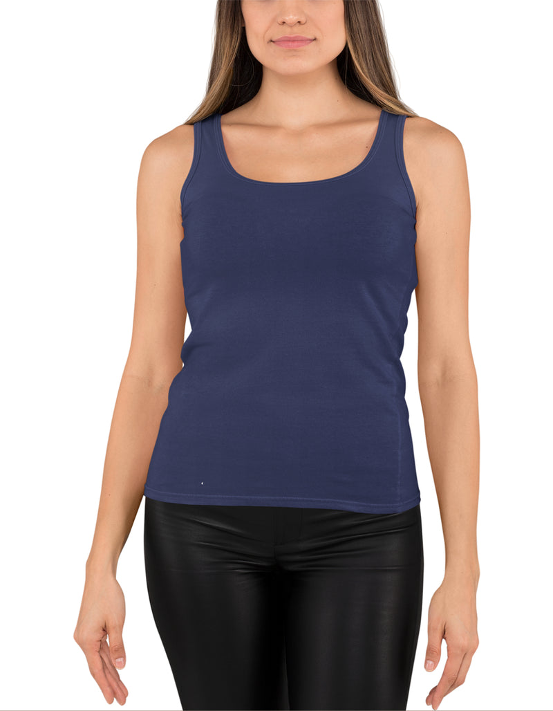 Plain Navy Blue | Women's Tank Top