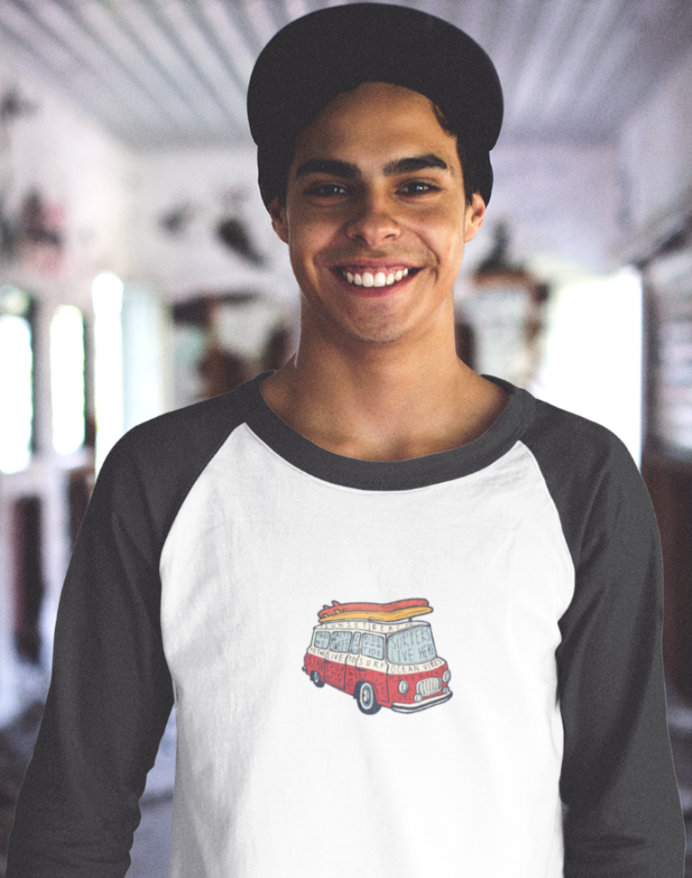 Traveller Bus Travel | Men's Raglan T-Shirts
