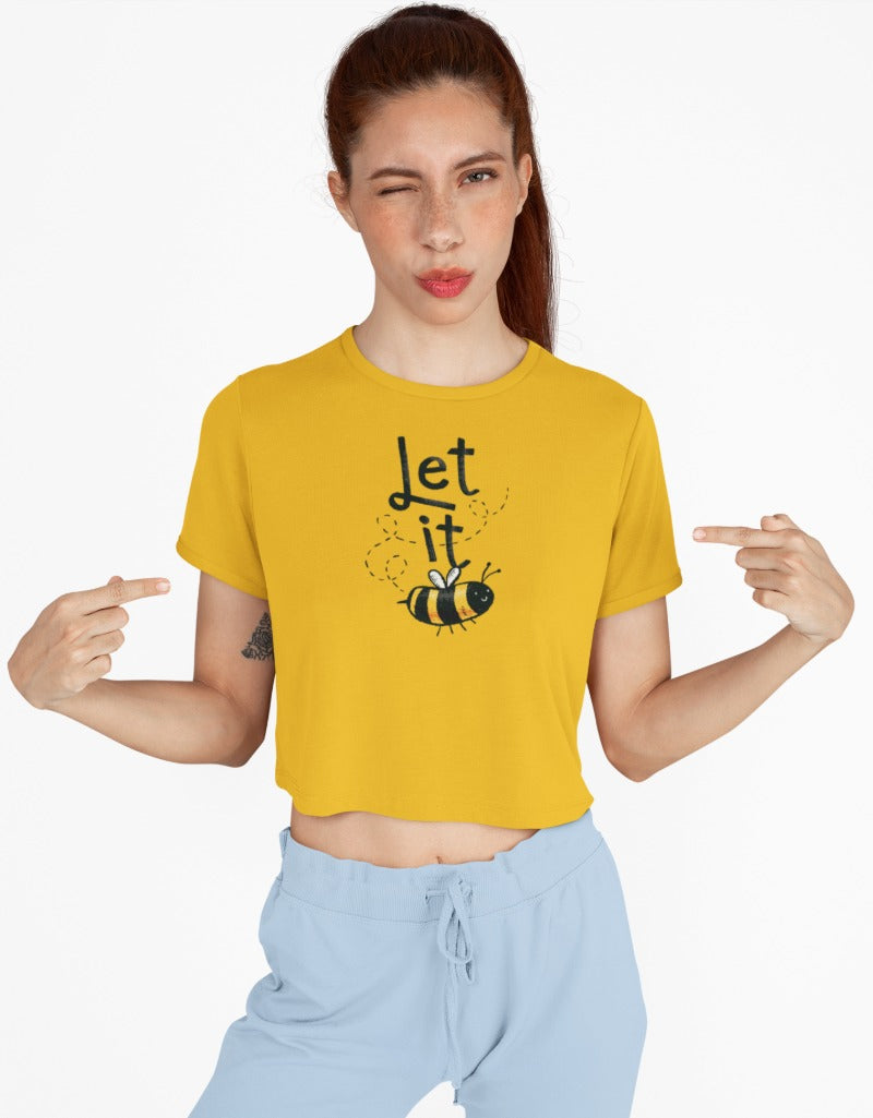 Let It Bee | Crop Tops