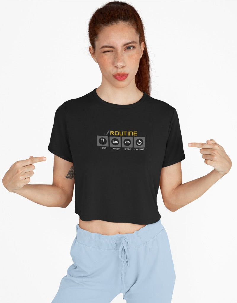 DeveloperRoutine | Crop Tops