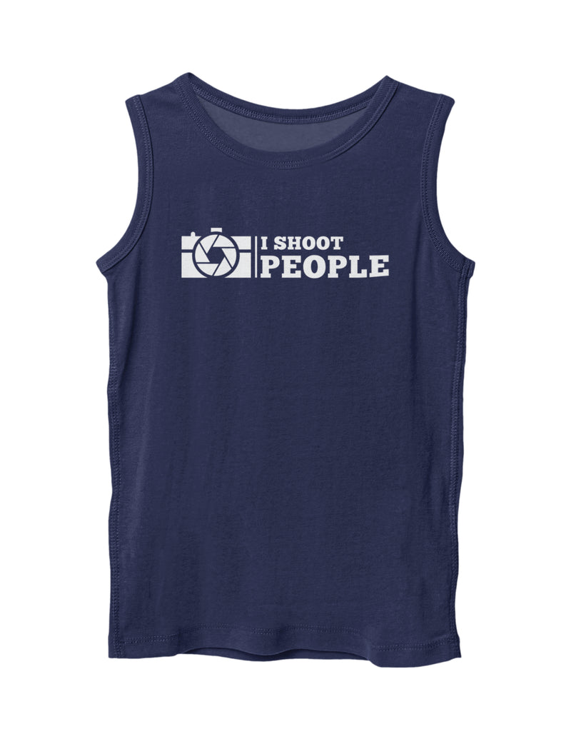 I Shoot People Photography | Men's Gym Vest Sleeveless