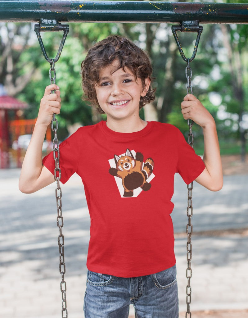 Red Panda tshirt for Kids | Boys