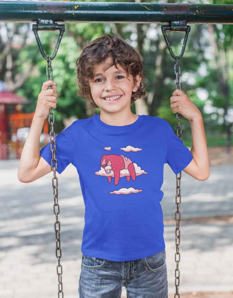 Baby Sloth Sleeping tshirt for Kids | Boys