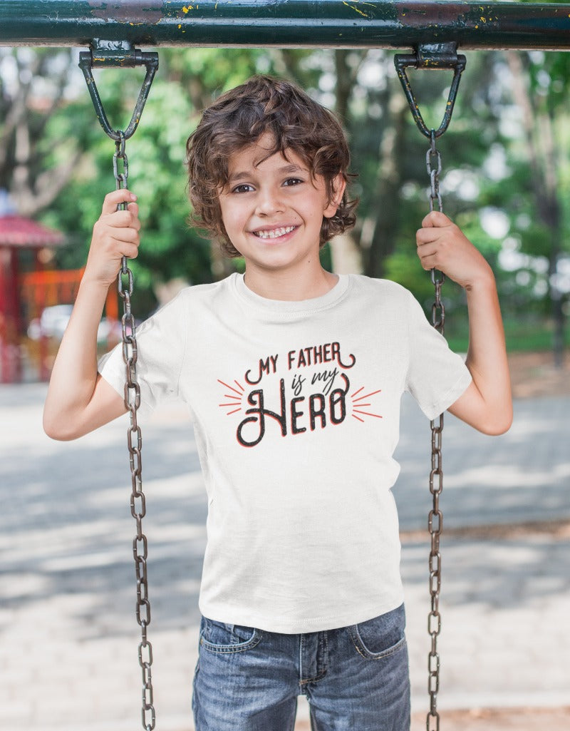 Father Day lettering tshirt for Kids | Boys