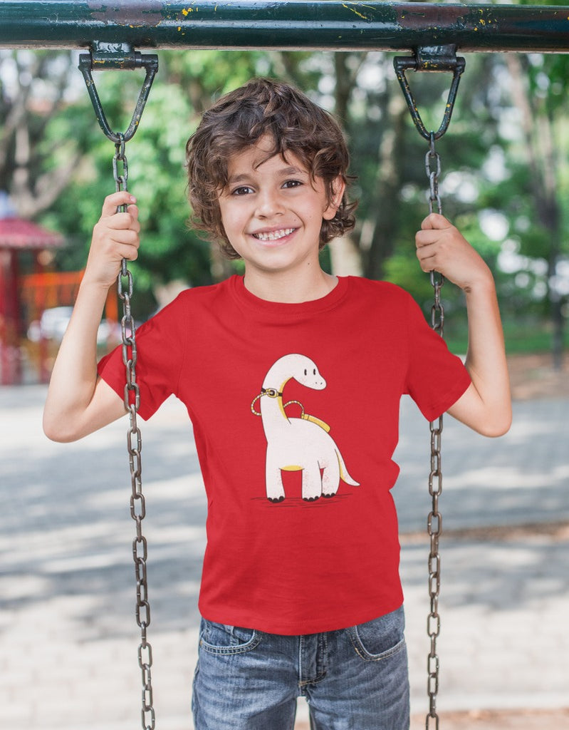 Dinosaur Trach Tube tshirt for Kids | Boys