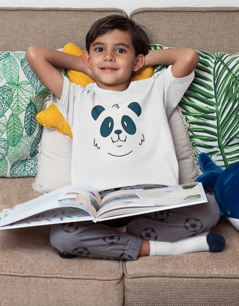 Panda Face tshirt for Kids | Boys