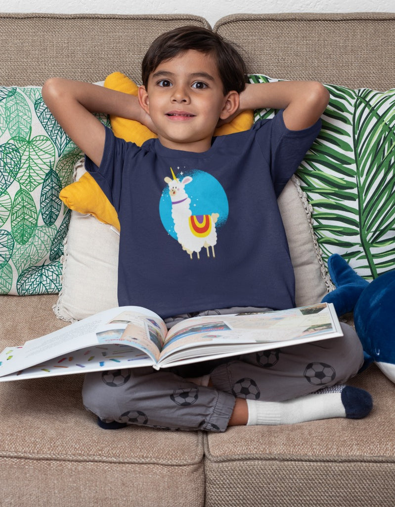 Alpaca Unicorn tshirt for Kids | Boys