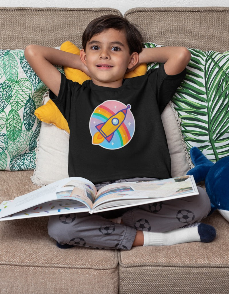 Cartoon Rocket tshirt for Kids | Boys