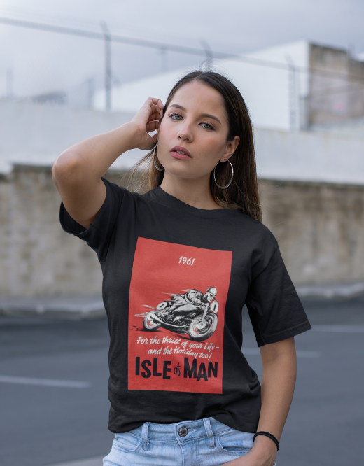 Isle Of Man Biker Travel | Unisex T-Shirt