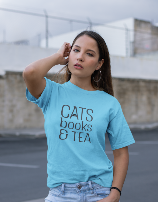 Cats Books & Tea | Unisex T-Shirt