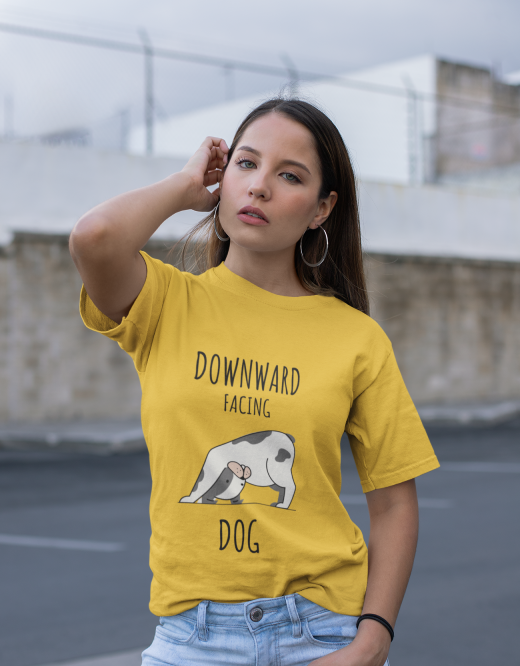 Downward Facing Dog Animal/ Pet Lover | Unisex T-Shirt