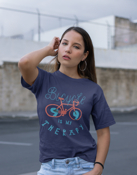 Bicycle is My Therapy Cyclist | Unisex T-Shirt