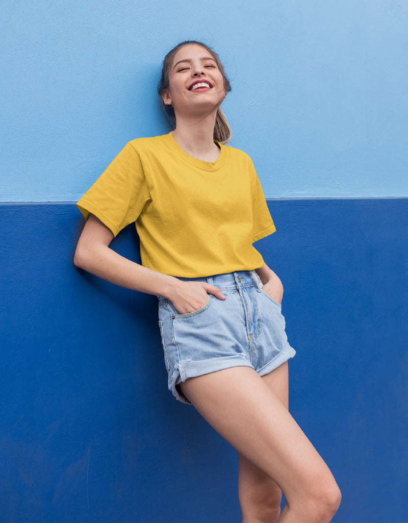Plain Golden Yellow |Unisex T-Shirt