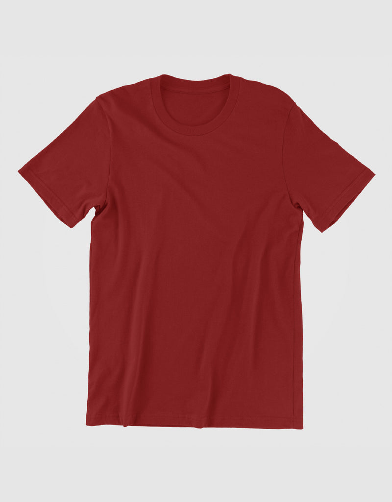 Solid Maroon |Unisex T-Shirt